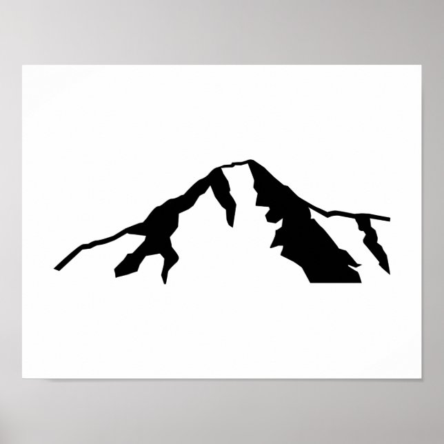 Poster Montagne d'Eiger (Devant)