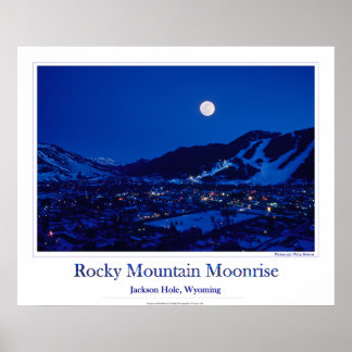 Poster Montagne des Rocheuses