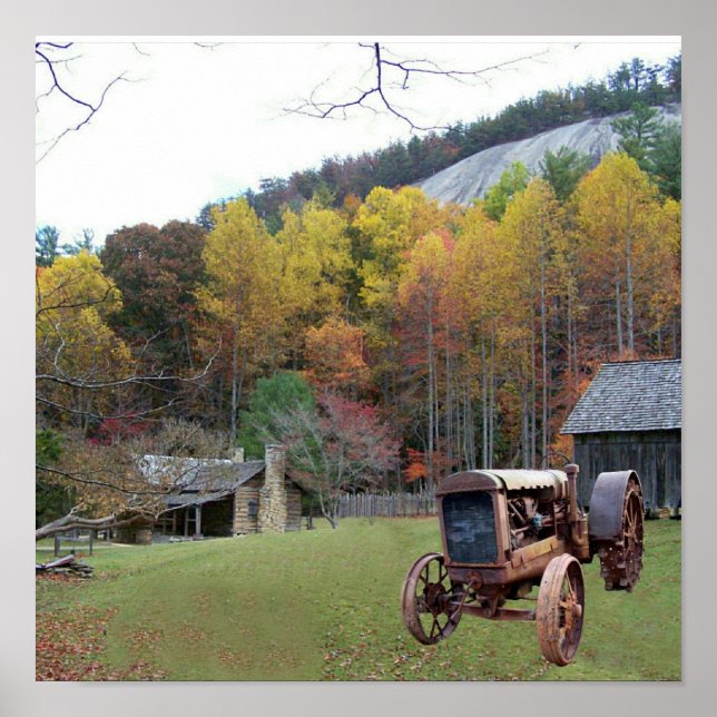POSTER MONTAGNE EN PIERRE-N.C. STATE PARK-POSTER (Devant)