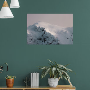 Poster Montagne enneigée