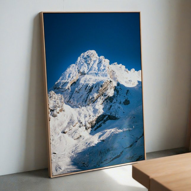 Poster Montagne enneigée (Créateur téléchargé)