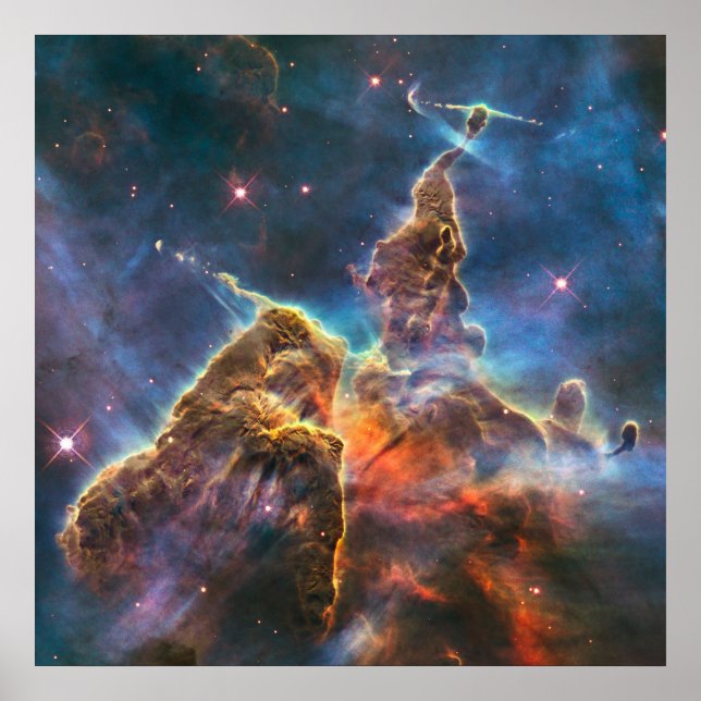 Poster Montagne magique (Devant)