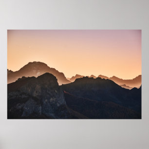 POSTER MONTAGNE ROCHEUSE
