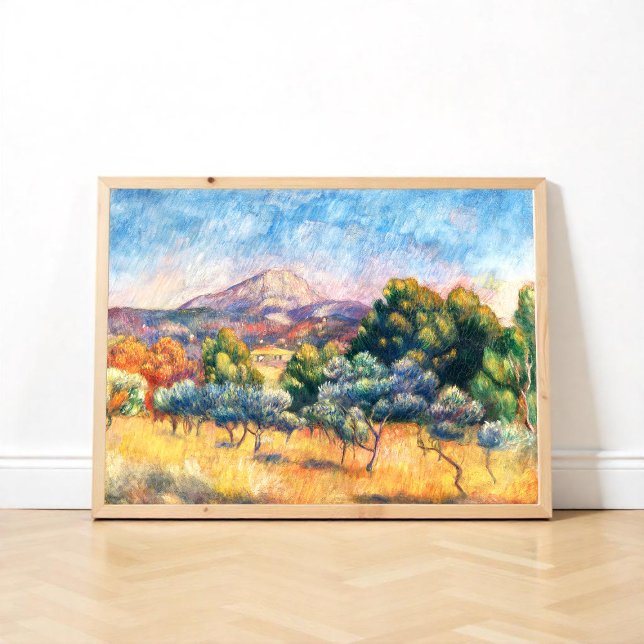 Poster Montagne Sainte-Victoire (Créateur téléchargé)