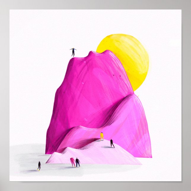 Poster Montagnes (Devant)