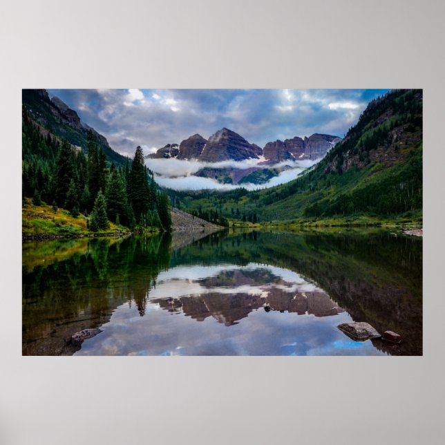 Poster Montagnes | Aspen Colorado (Devant)