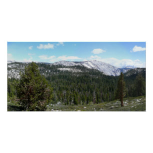 Poster Montagnes de la Sierra Nevada II depuis Yosemite