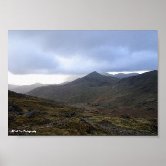 Poster Montagnes de Snowdonia