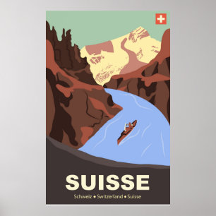 Poster Montagnes de Suisse