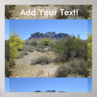 Poster Montagnes de superstition