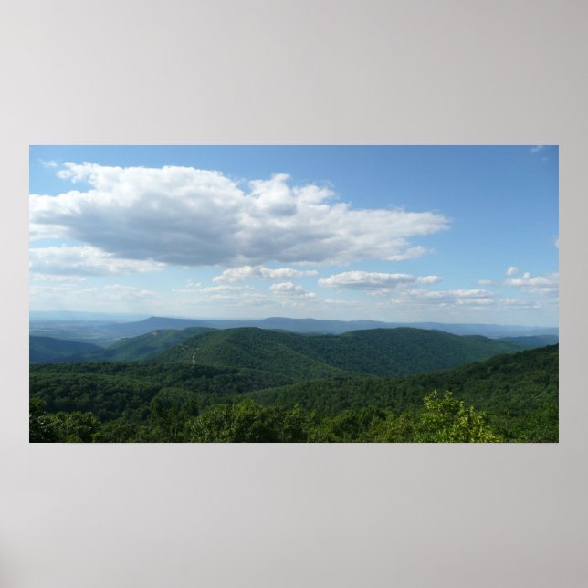 Poster Montagnes des Appalaches I Shenandoah (Devant)