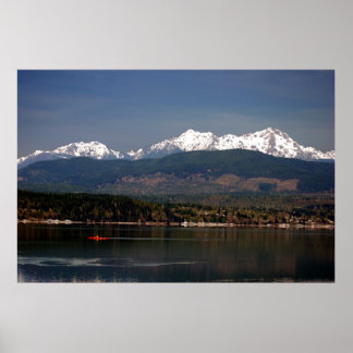 POSTER MONTAGNES OLYMPIQUES