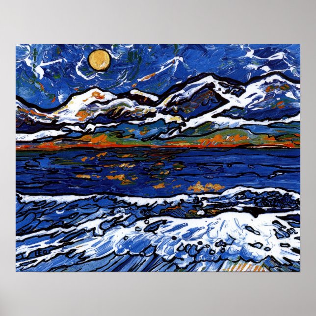 Poster Montagnes Olympiques (Devant)