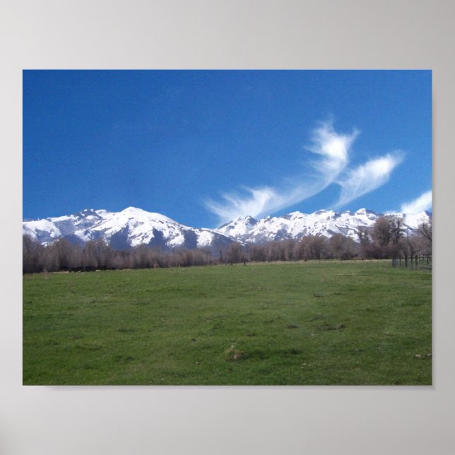 Poster Montagnes Ruby en avril (Devant)