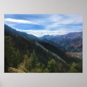 Poster Montagnes Wallowa, OR