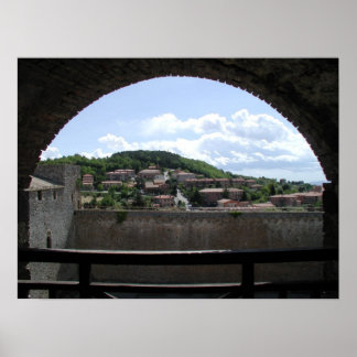 Poster Montalpuciano, Italie