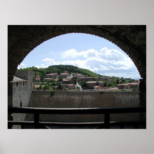 Poster Montalpuciano, Italie (Devant)