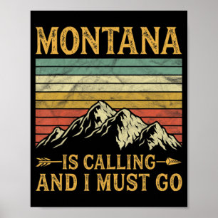 Poster Montana Appelle Et Je Dois Y Aller