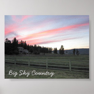 Poster Montana Majesty_Big Sky Pays