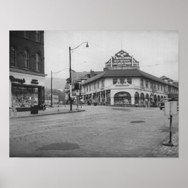 Poster Montclair, New Jersey, Centre, Vintage (Devant)