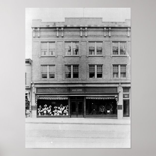Poster Montclair, New Jersey, magasin Louis Harris, Vinta (Devant)