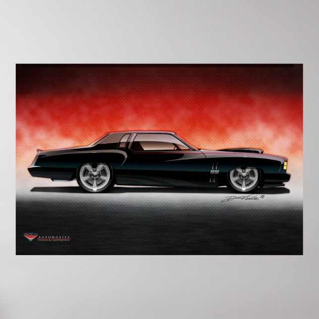 Poster Monte-Carlo personnalisé (Devant)