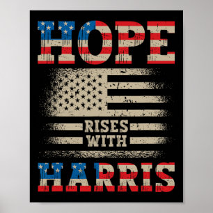 Poster Montée Avec Harris Kamala Walz Président Kamal 202