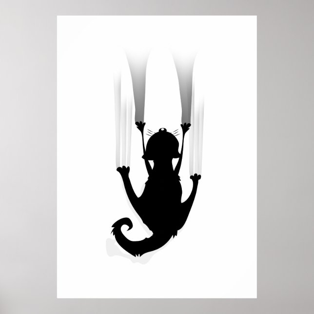 Poster Montée de chat (Devant)
