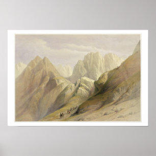 Poster Montée de la chaîne inférieure de Sinai, le 18