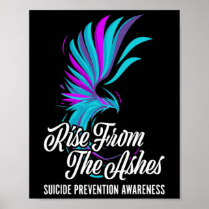 Poster Monter De Phoenix Les Ashes Prévention Suicide Awa