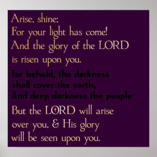 Poster Monter et briller