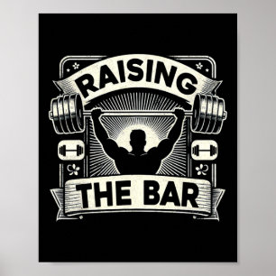Poster Monter La Salle Du Bar Barbell