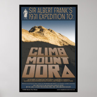 Poster Monter l'affiche du Mont Dora