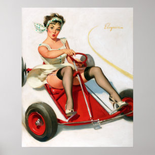 Poster Monter le chariot