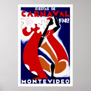 Poster ~ Montevideo de Fiestas de Carnaval