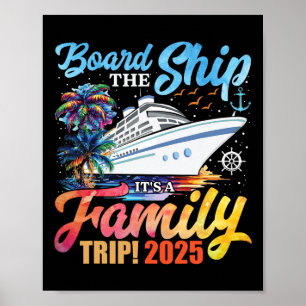 Poster Montez à bord C'est un voyage en famille 2025 Grou