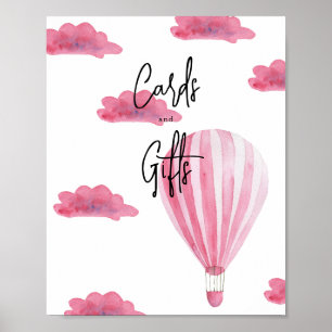 Poster Montgolfière - cartes et cadeaux