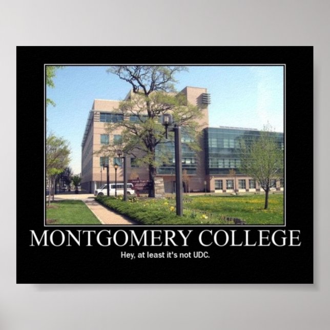 Poster Montgomery Colledge (Devant)