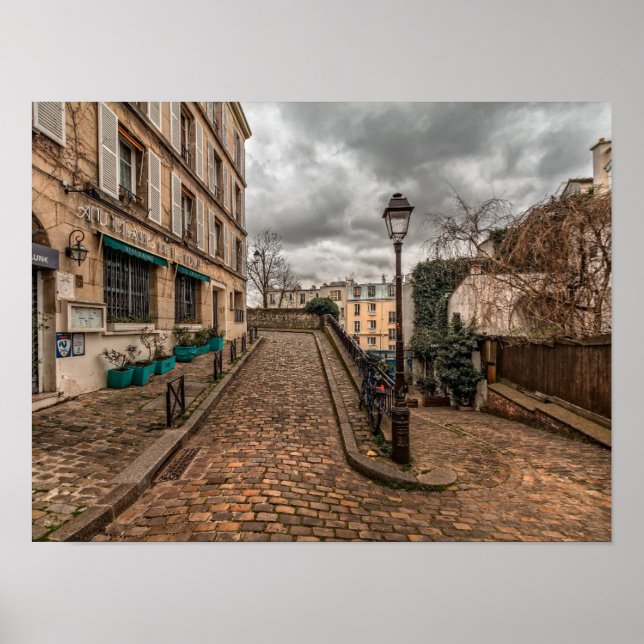 Poster Montmarte, Paris (Devant)