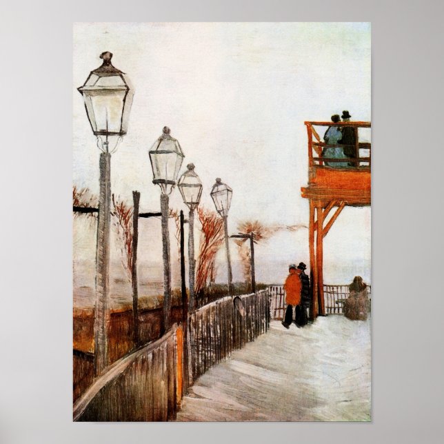 Poster Montmartre (F272) Van Gogh Fine Art (Devant)