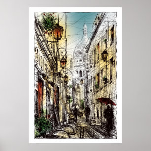 Poster Montmartre XI