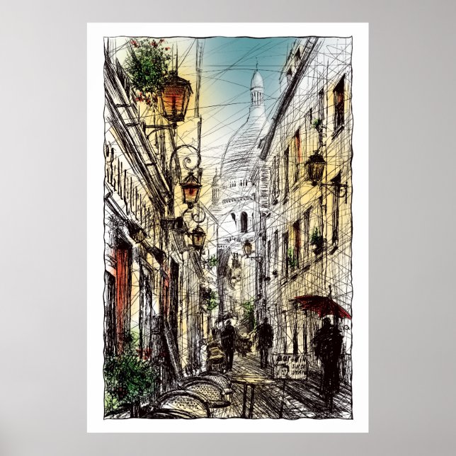 Poster Montmartre XI (Devant)