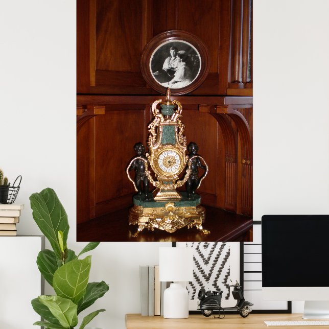 Poster Montre de luxe dans la chambre royale du palais Li (Bureau à domicile)