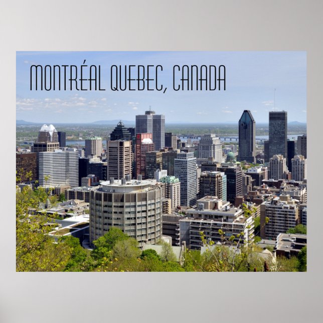 Poster Montréal Québec Canada (Devant)