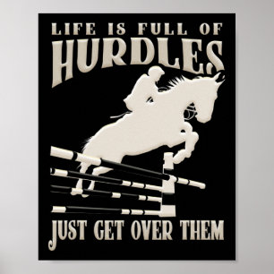 Poster Montrer Saut Cheval cavalier équitation équitation