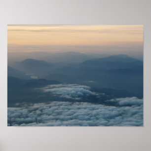 Poster Monts North Cascade au coucher du soleil