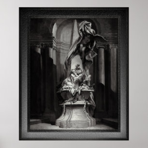 Poster Monument à Mignard par François Boucher