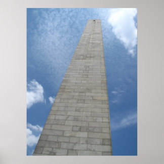 Poster Monument De Bunker Hill À Boston