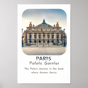 Poster monument de Paris : Palais Garnier