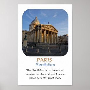 Poster monument de Paris : Pnathéon